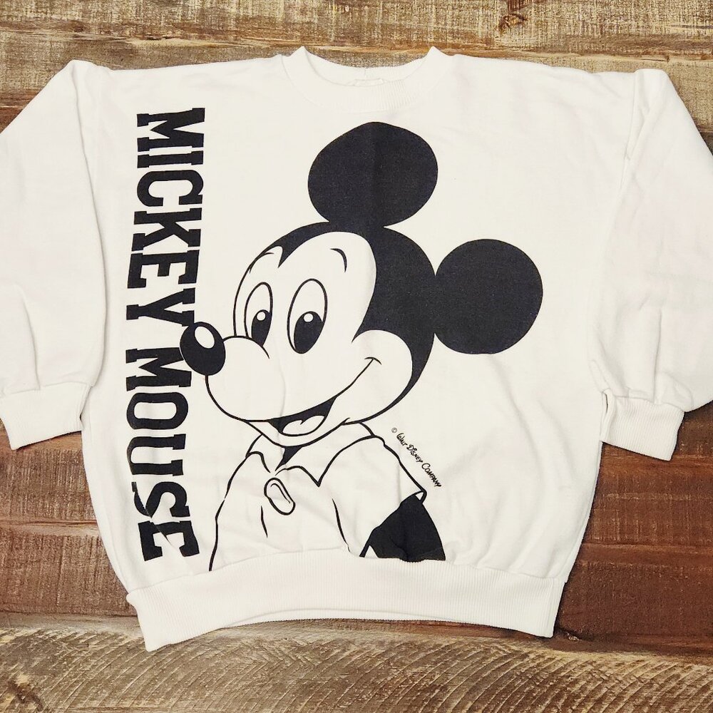 VINTAGE WOMENS MICKEY MOUSE CREWNECK SWEATSHIRT